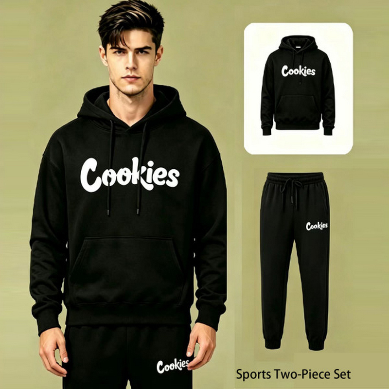 Streetwear Brand Tracksuit - ชุดฮู้ดดี้แทรคสูทแบบยูนิเซ็กส์รุ่นใหม่ปี 2026 สไตล์สตรีทแวร์หลวมๆ พร้อมฮู้ด พิมพ์โลโก้แบรนด์ เหมาะสำหรับใส่ลำลองในชีวิตประจำวันและเล่นกีฬา