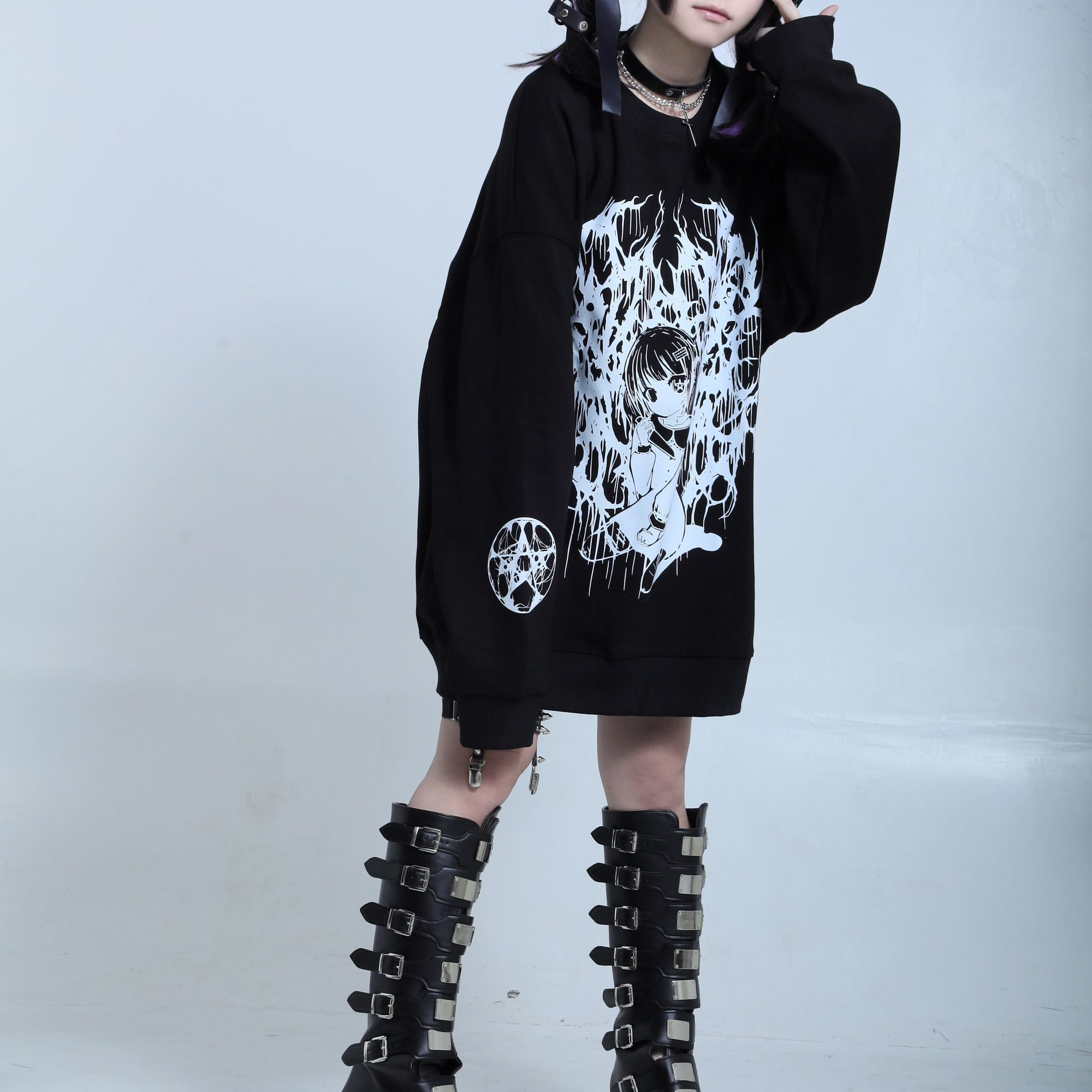 เสื้อยืดแขนยาวผ้าฝ้ายสไตล์ Y2K - Streetwear Brand Y2K บทวิจารณ์และราคา