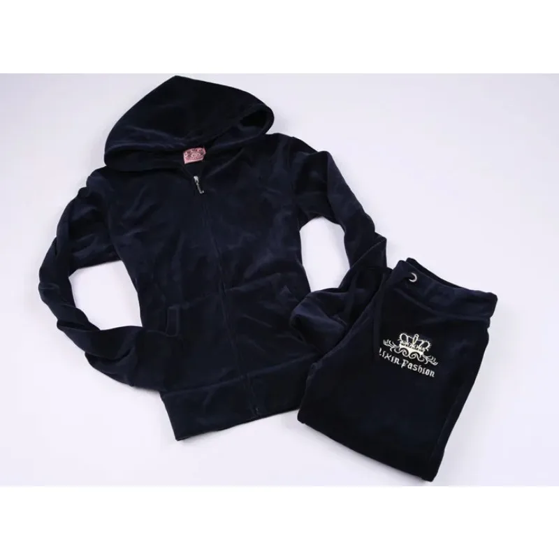 JC ชุดวอร์มผู้หญิงกำมะหยี่แบรน - Streetwear Brand Y2K บทวิจารณ์และราคา