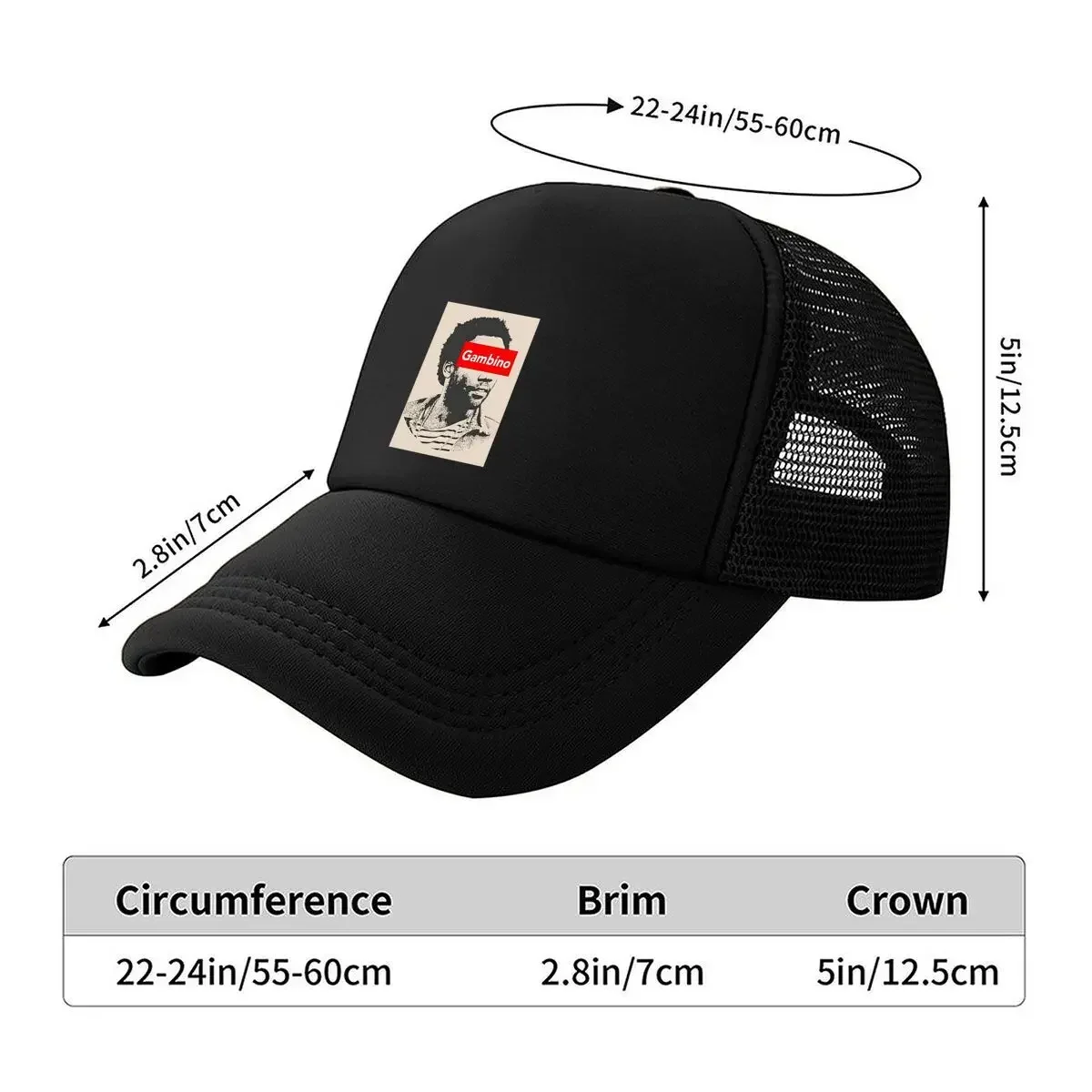 2026 “Gambino Portrait” - ดีไซ - Cap Streetwear Brand บทวิจารณ์และราคา