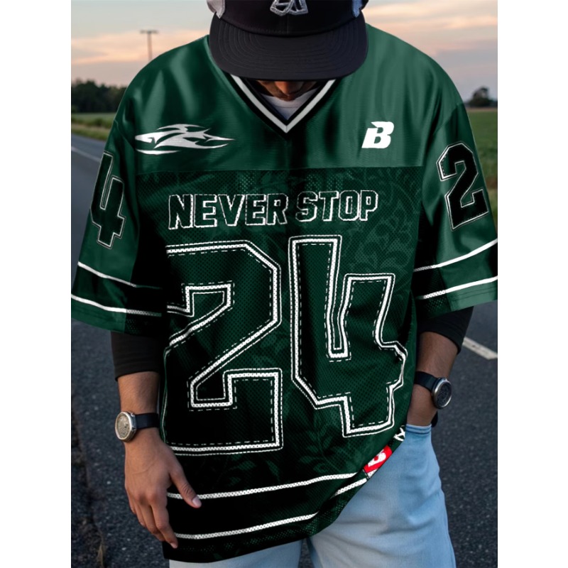 เสื้อเจอร์ซีย์สตรีทแวร์ทรงโอเว - Streetwear Brand Football Jersey บทวิจารณ์และราคา