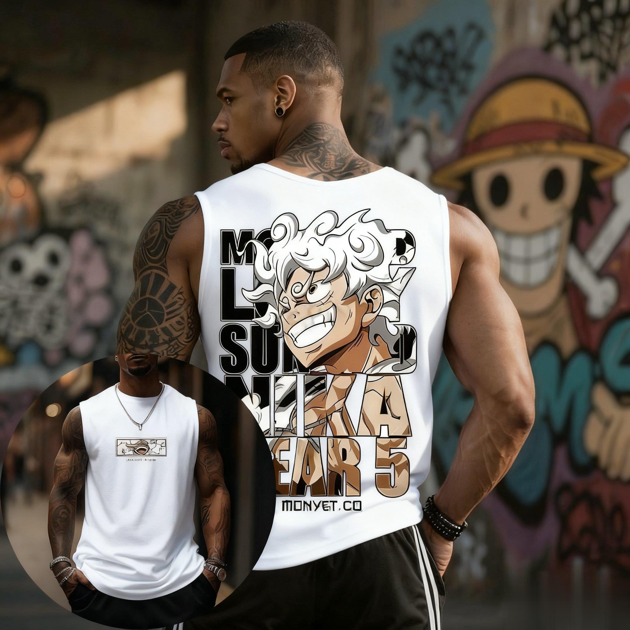เสื้อกล้ามวันพีซ ลูฟี่ เกียร์  - Cap Streetwear Brand บทวิจารณ์และราคา