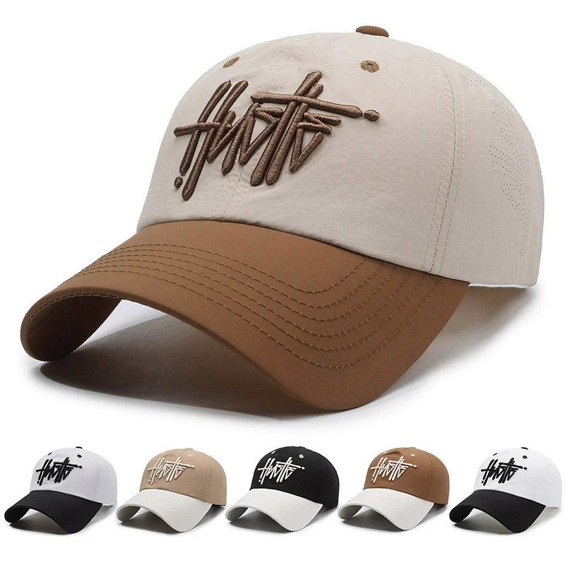 หมวกเบสบอลปักลายตัวอักษรสามมิต - Cap Streetwear Brand บทวิจารณ์และราคา