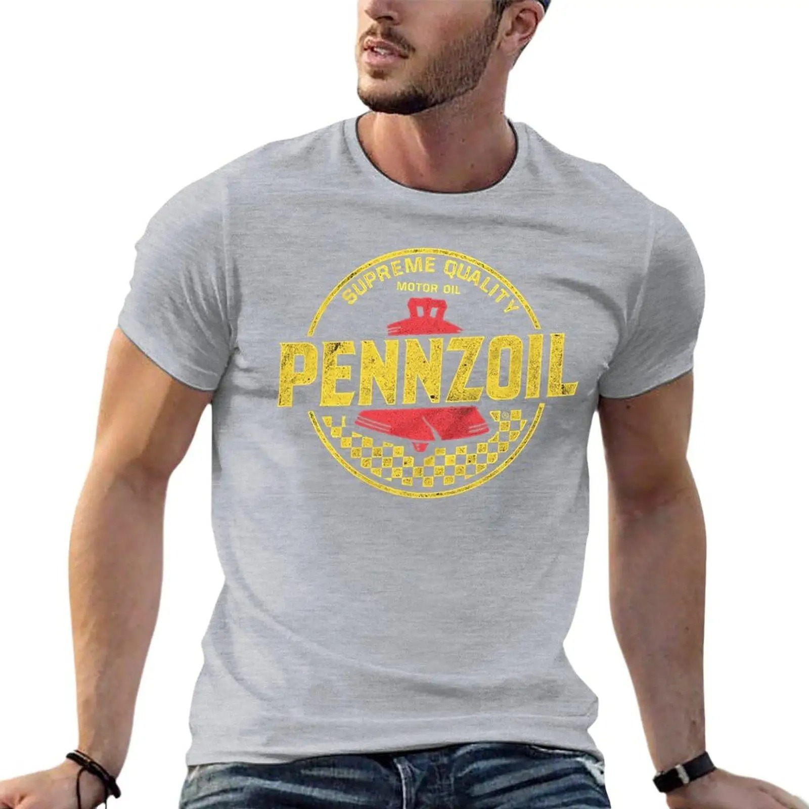 เสื้อยืดผู้ชายขนาดใหญ่โลโก้น้ำ - Streetwear Brand Tees บทวิจารณ์และราคา
