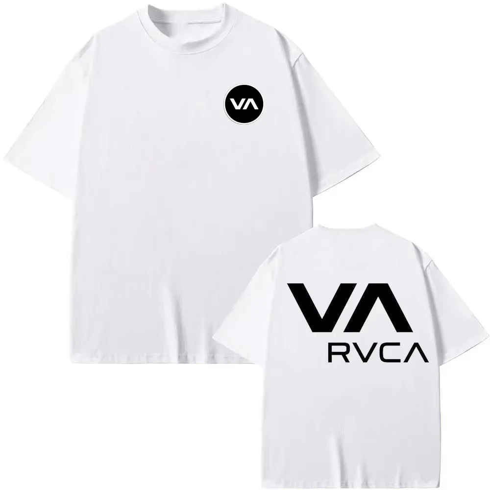 RVCA เสื้อยืดสีดำเสื้อยืดฤดูร้ - Streetwear Brand Tees บทวิจารณ์และราคา
